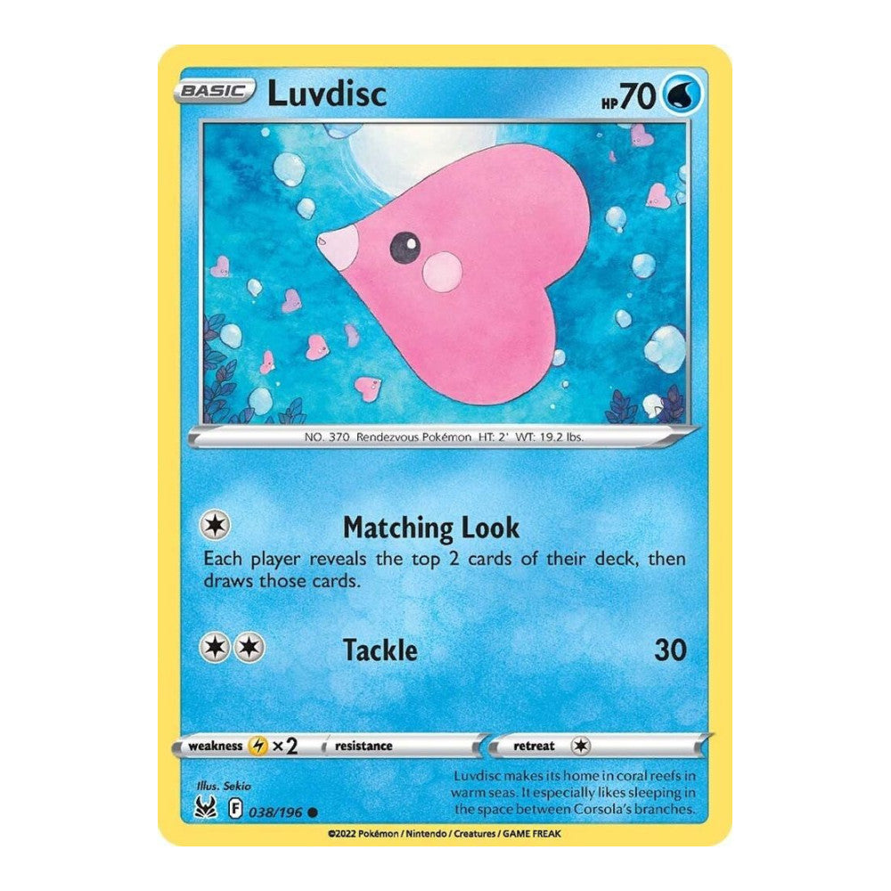 SWSH11: Lost Origin (SWSH11) - Luvdisc (#038/196) (Near Mint)