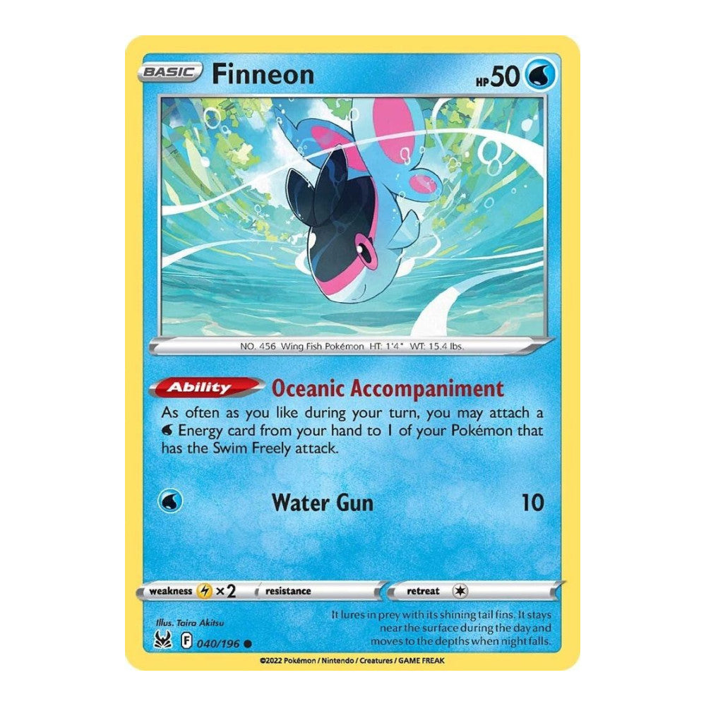 SWSH11: Lost Origin (SWSH11) - Finneon (#040/196) (Near Mint)