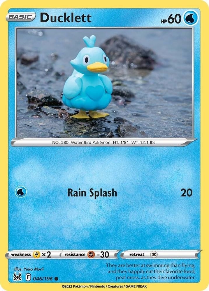 SWSH11: Lost Origin (SWSH11) - Ducklett (#046/196, Common) ()