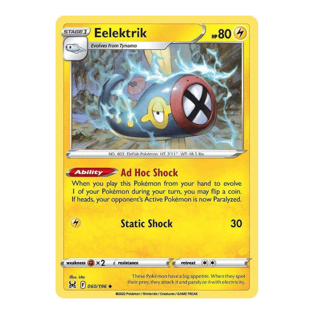 SWSH11: Lost Origin (SWSH11) - Eelektrik (#060/196) (Near Mint)