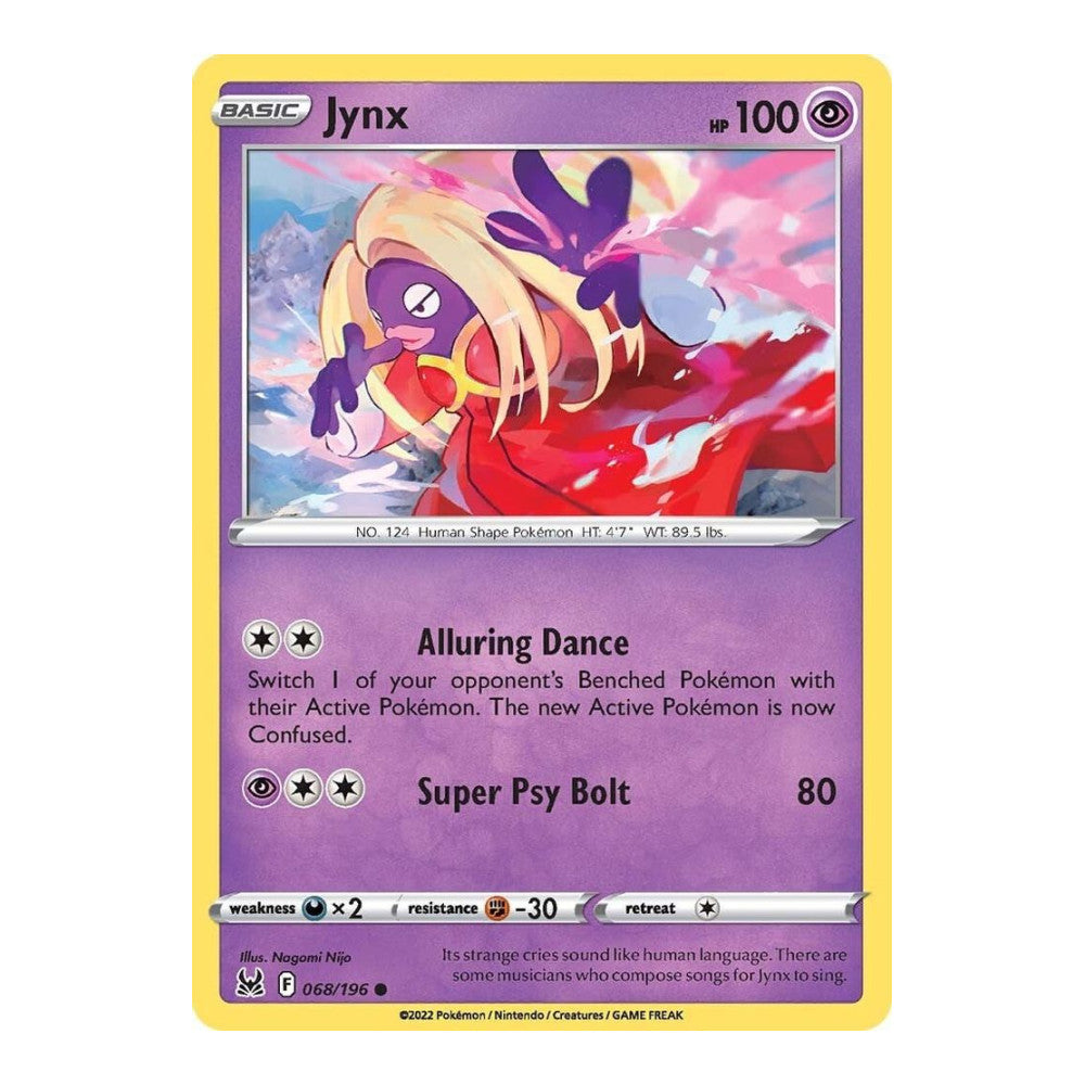SWSH11: Lost Origin (SWSH11) - Jynx (#068/196) (Near Mint)