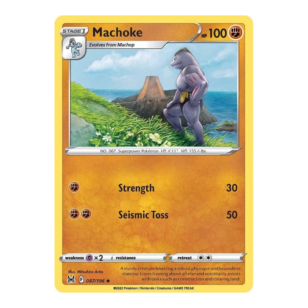 SWSH11: Lost Origin (SWSH11) - Machoke (#087/196) (Near Mint)