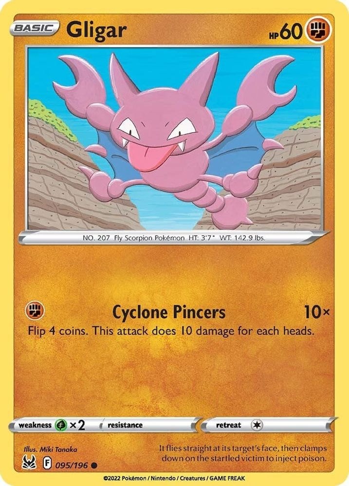 SWSH11: Lost Origin (SWSH11) - Gligar (#095/196, Common) ()