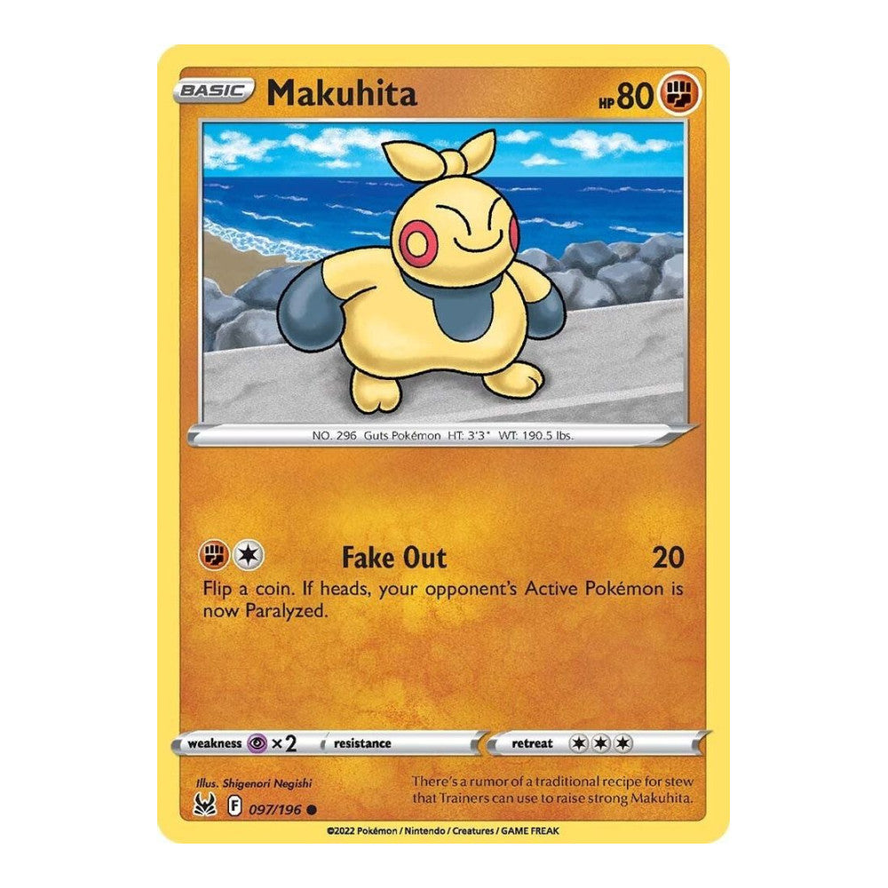 SWSH11: Lost Origin (SWSH11) - Makuhita (#097/196) (Near Mint)