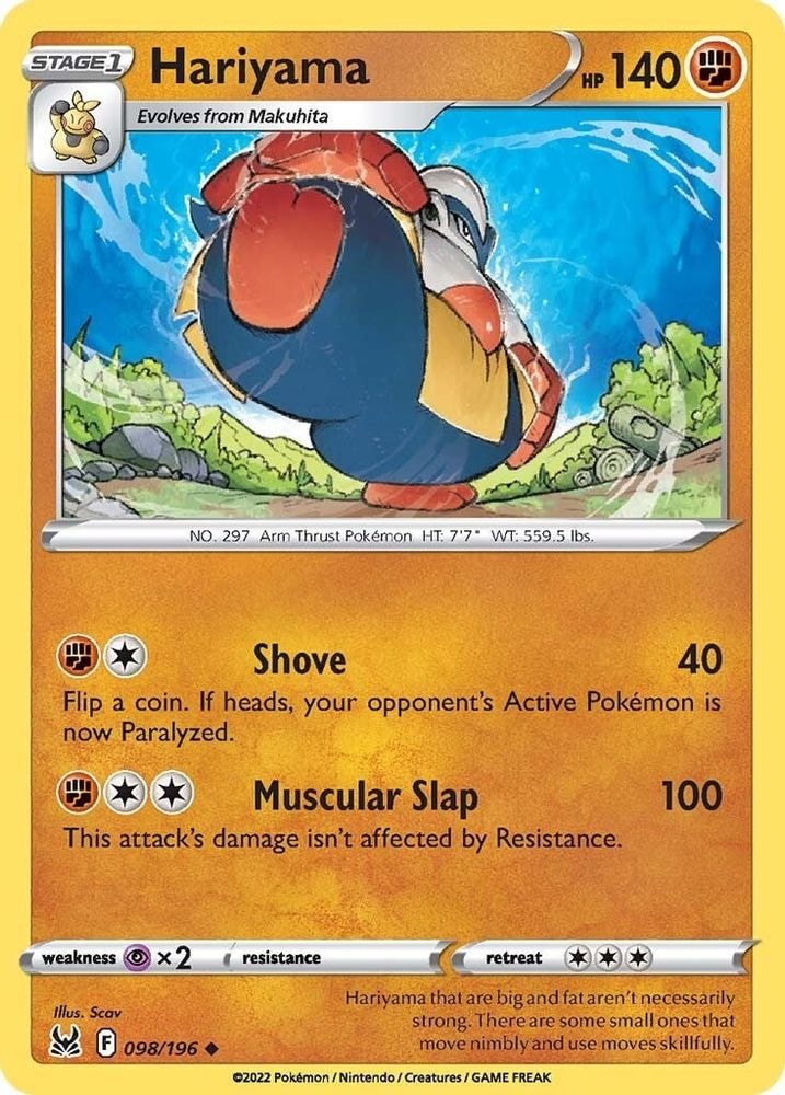SWSH11: Lost Origin (SWSH11) - Hariyama (#098/196, Uncommon) ()
