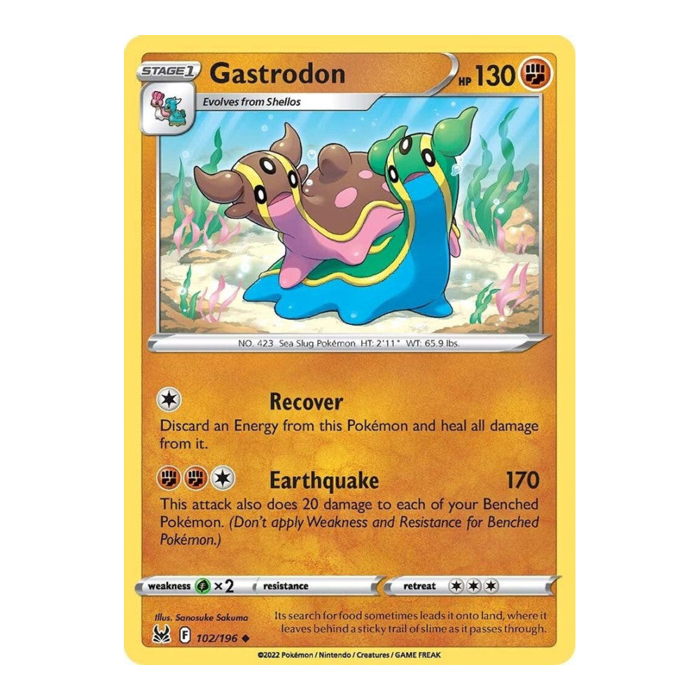 SWSH11: Lost Origin (SWSH11) - Gastrodon (#102/196) (Near Mint)