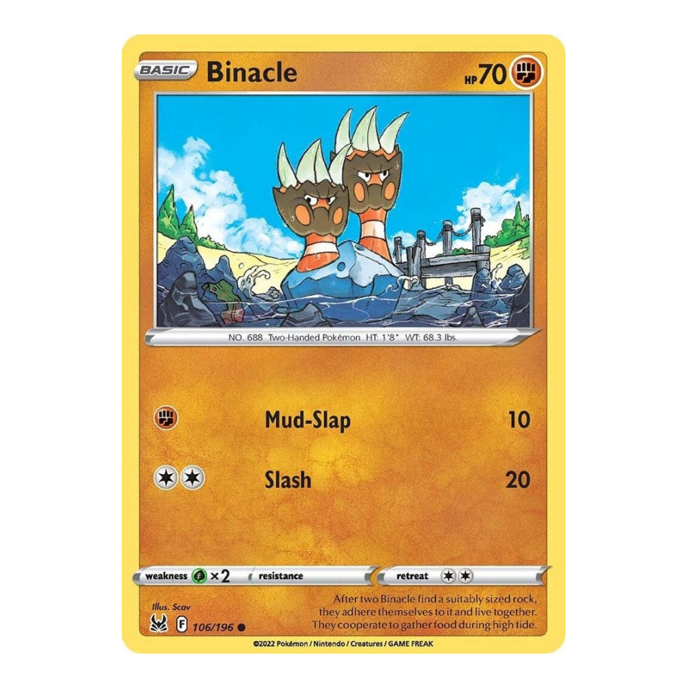 SWSH11: Lost Origin (SWSH11) - Binacle (#106/196) (Near Mint)