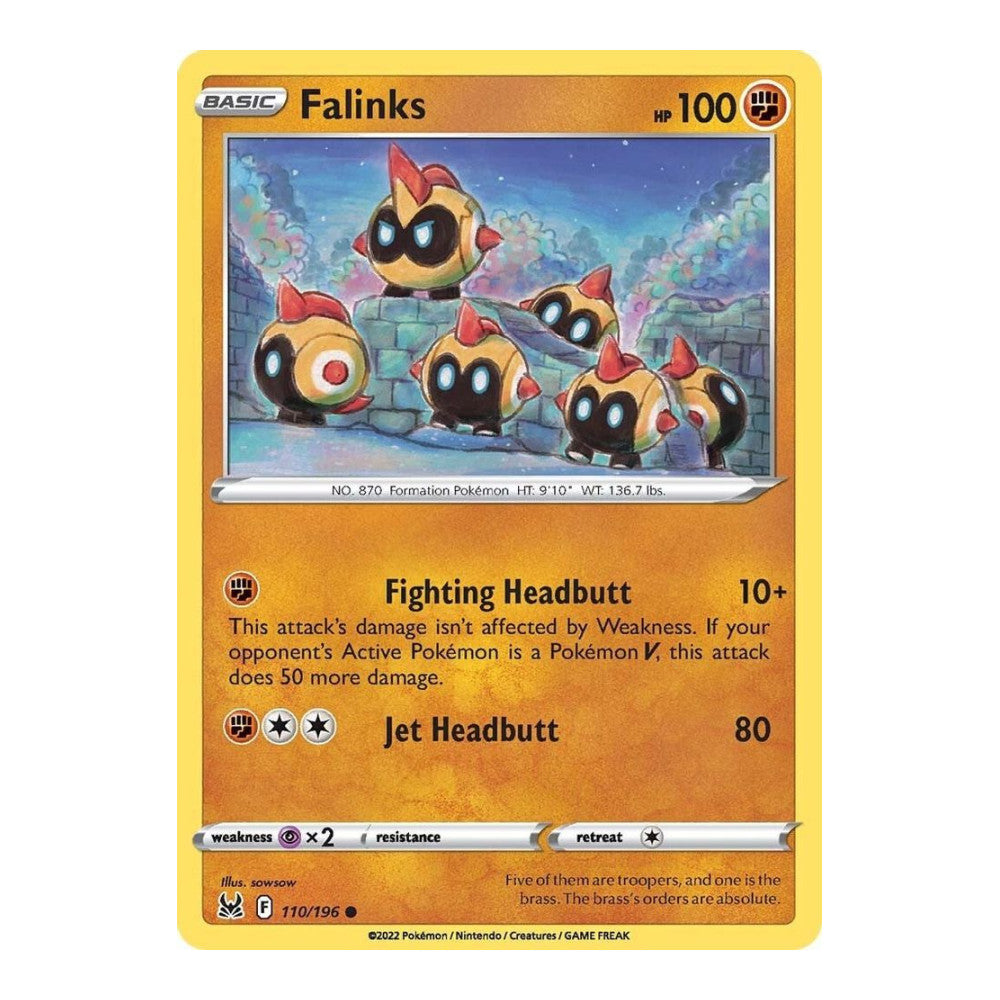 SWSH11: Lost Origin (SWSH11) - Falinks (#110/196) (Near Mint)