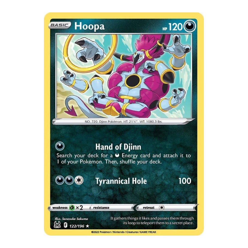 SWSH11: Lost Origin (SWSH11) - Hoopa (#122/196) (Near Mint)