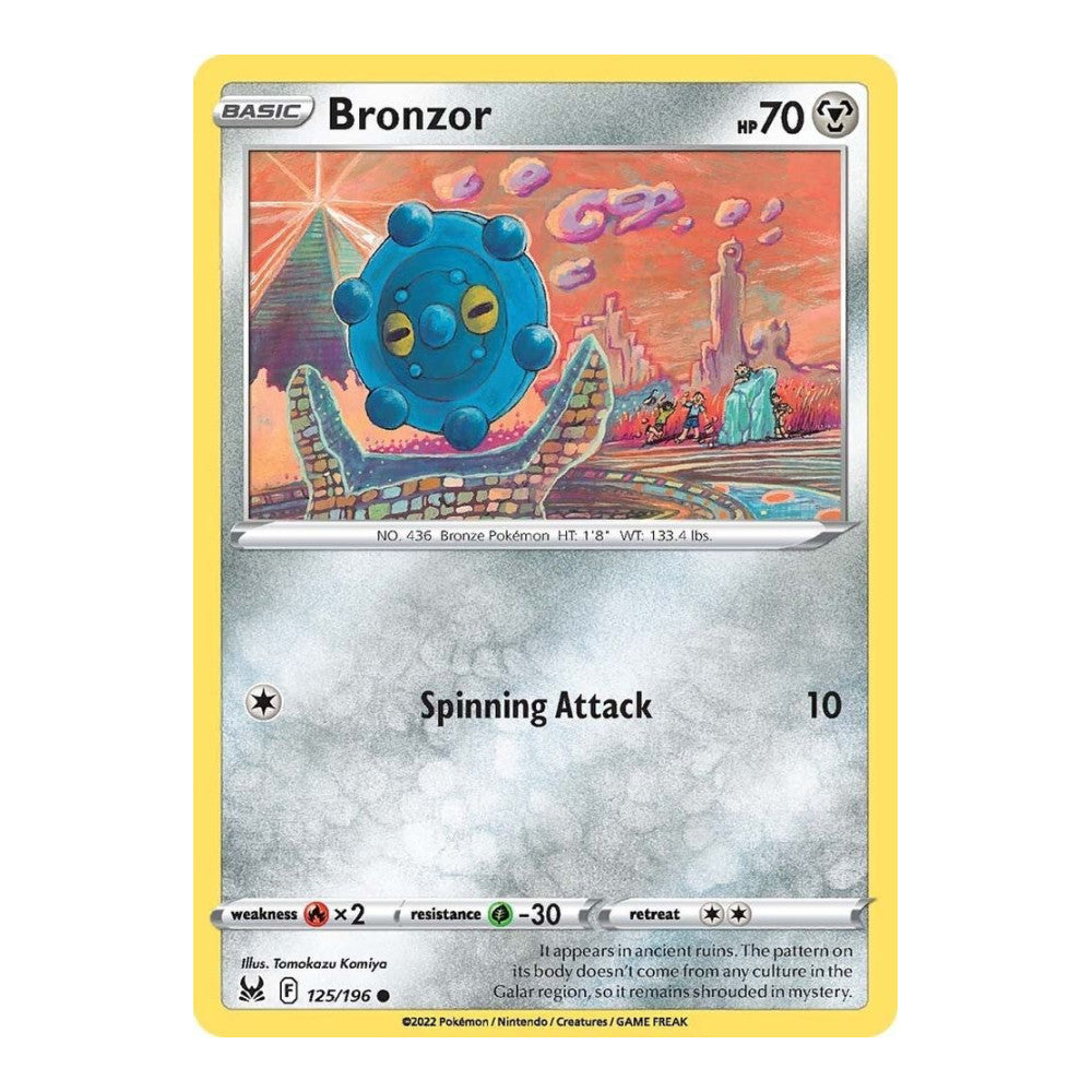 SWSH11: Lost Origin (SWSH11) - Bronzor (#125/196) (Near Mint)