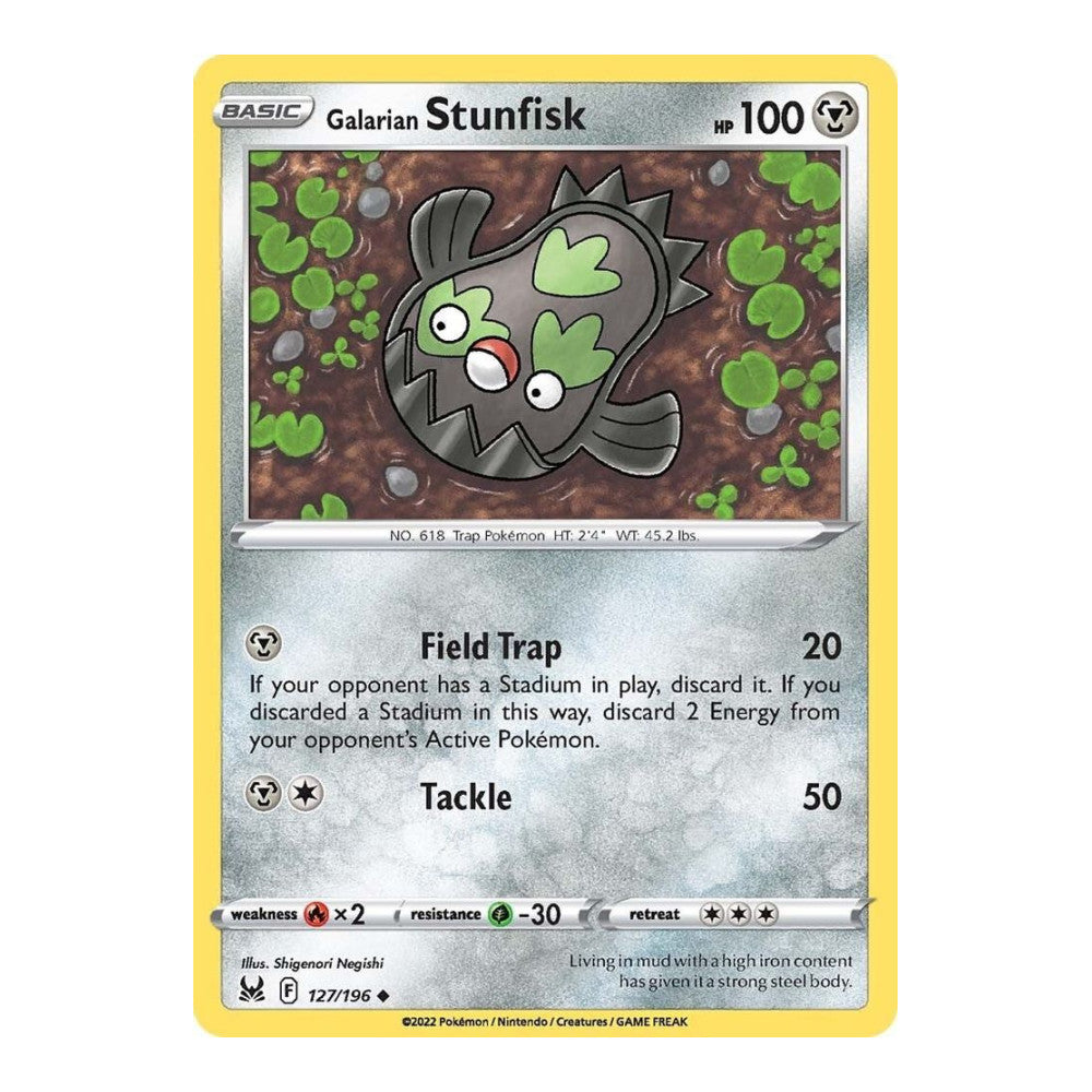 SWSH11: Lost Origin (SWSH11) - Galarian Stunfisk (#127/196) (Near Mint)