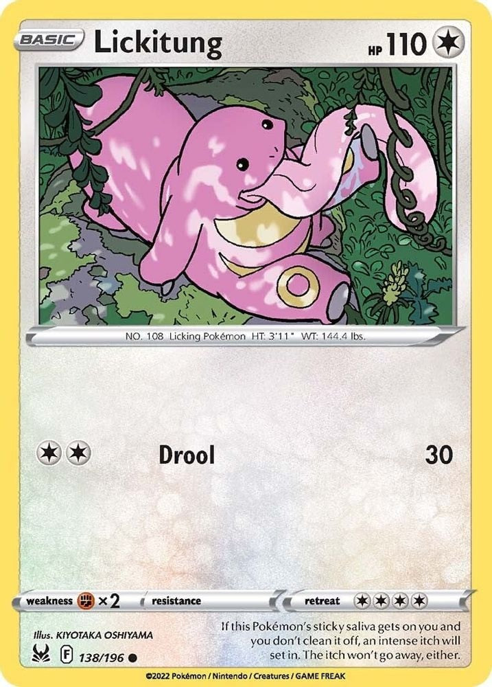 SWSH11: Lost Origin (SWSH11) - Lickitung (#138/196, Common) ()