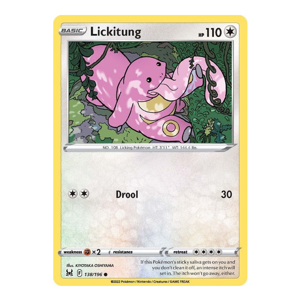 SWSH11: Lost Origin (SWSH11) - Lickitung (#138/196) (Near Mint)