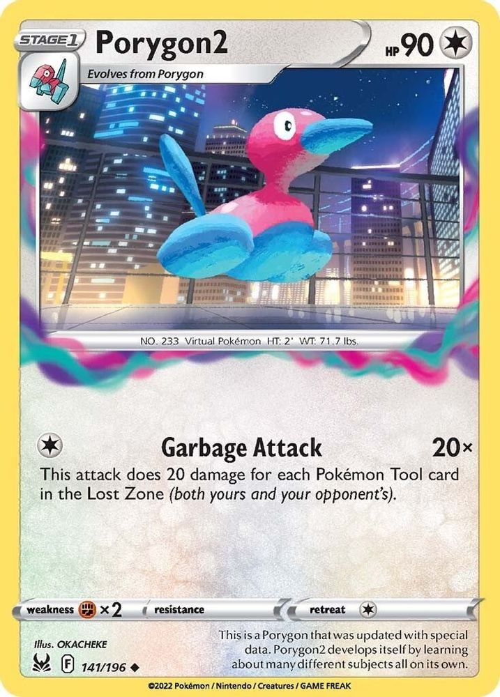 SWSH11: Lost Origin (SWSH11) - Porygon2 (#141/196, Uncommon) ()