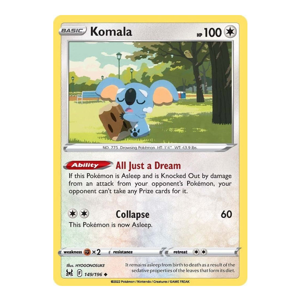 SWSH11: Lost Origin (SWSH11) - Komala (#149/196) (Near Mint)