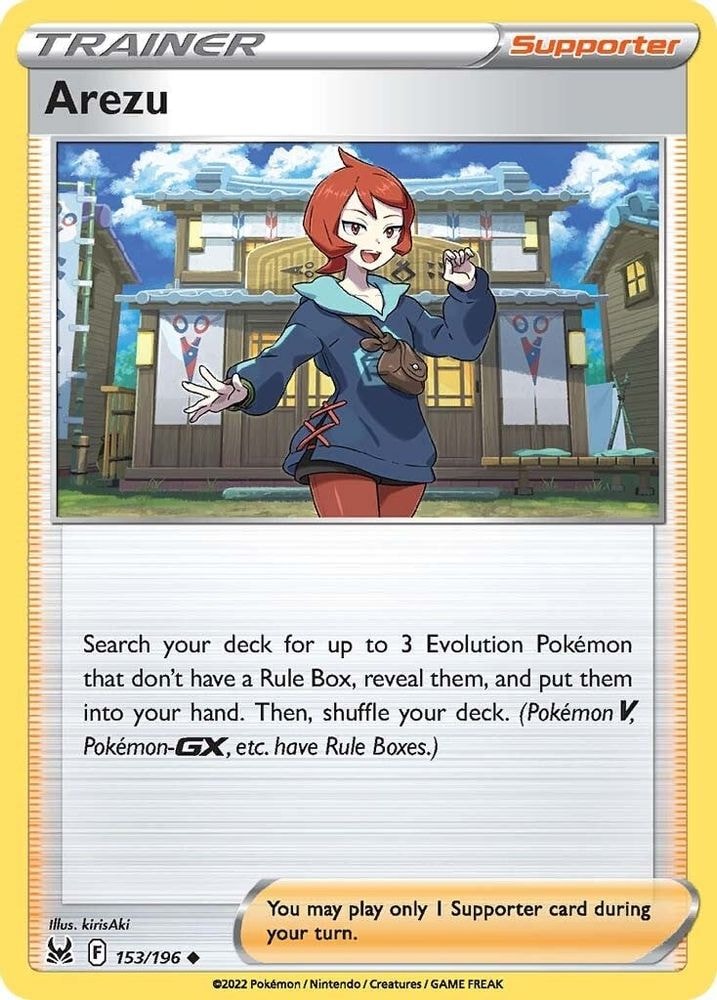 SWSH11: Lost Origin (SWSH11) - Arezu (#153/196, Uncommon) ()
