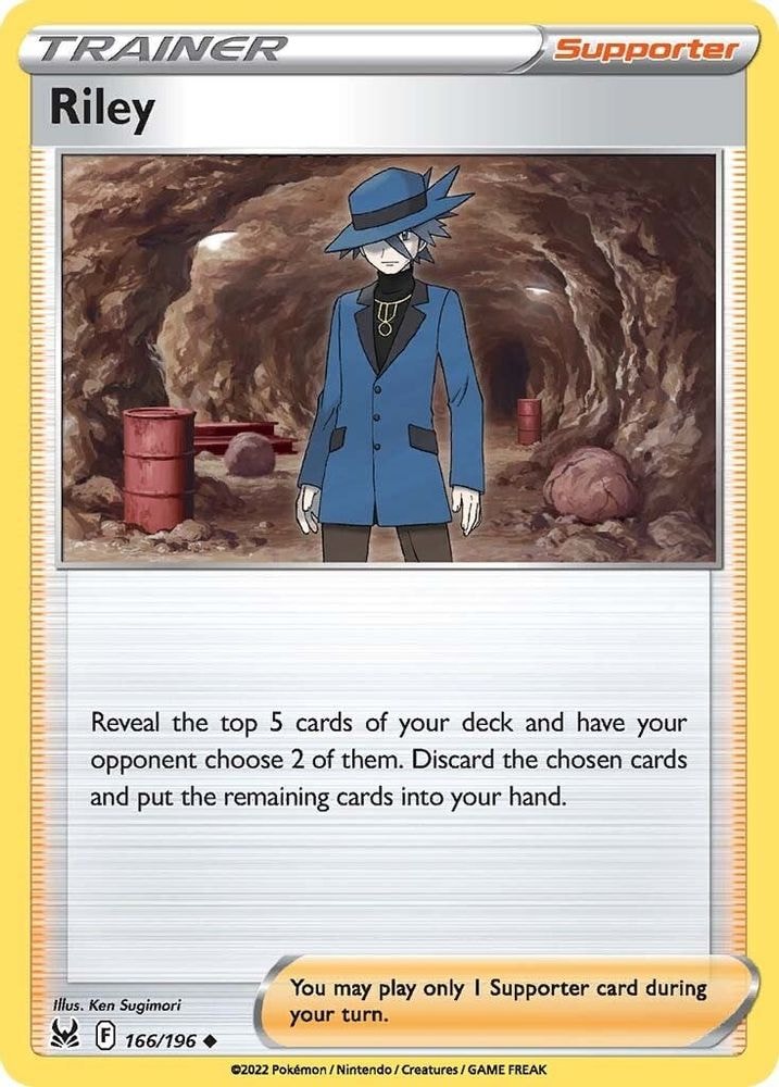 SWSH11: Lost Origin (SWSH11) - Riley (#166/196, Uncommon) ()