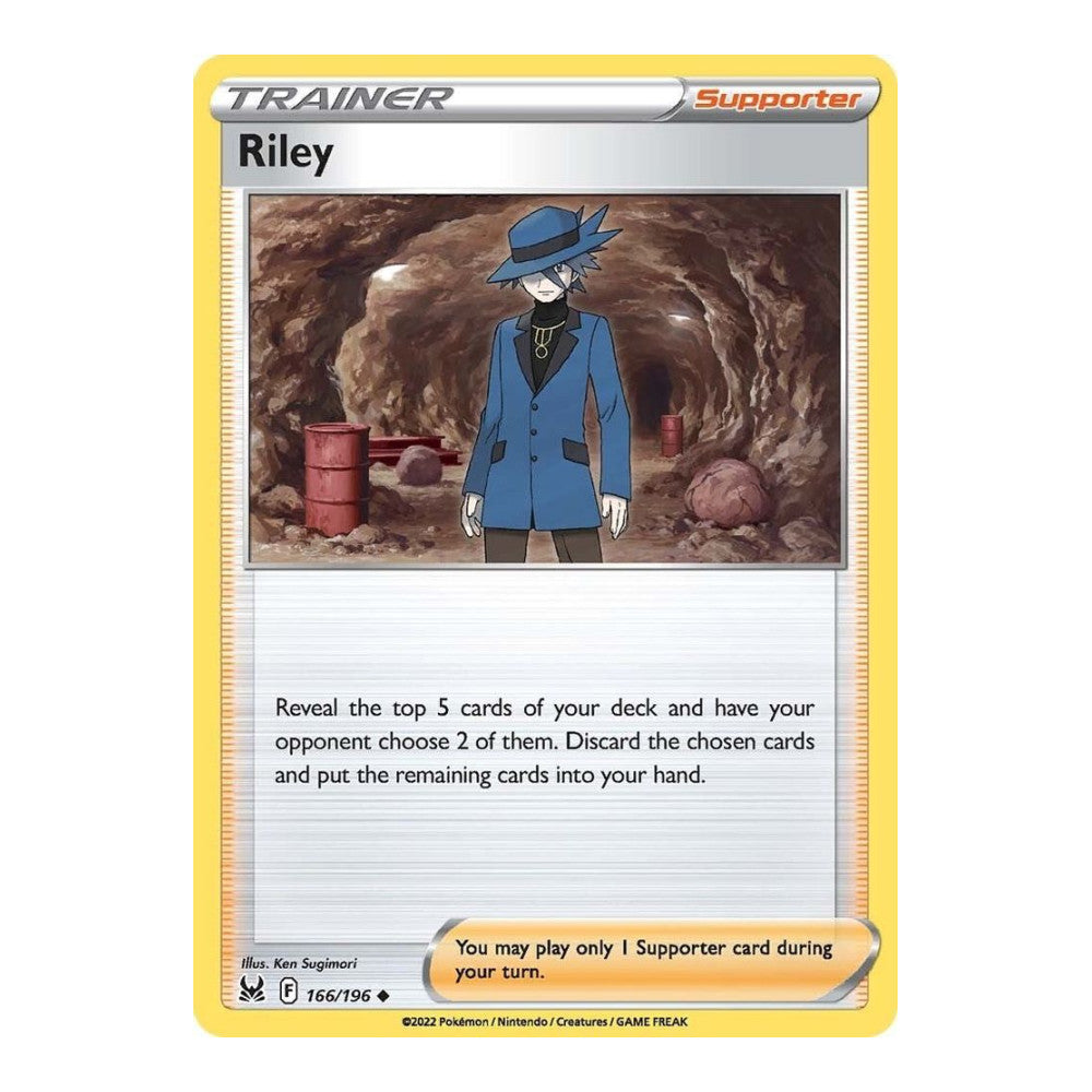 SWSH11: Lost Origin (SWSH11) - Riley (#166/196) (Near Mint)