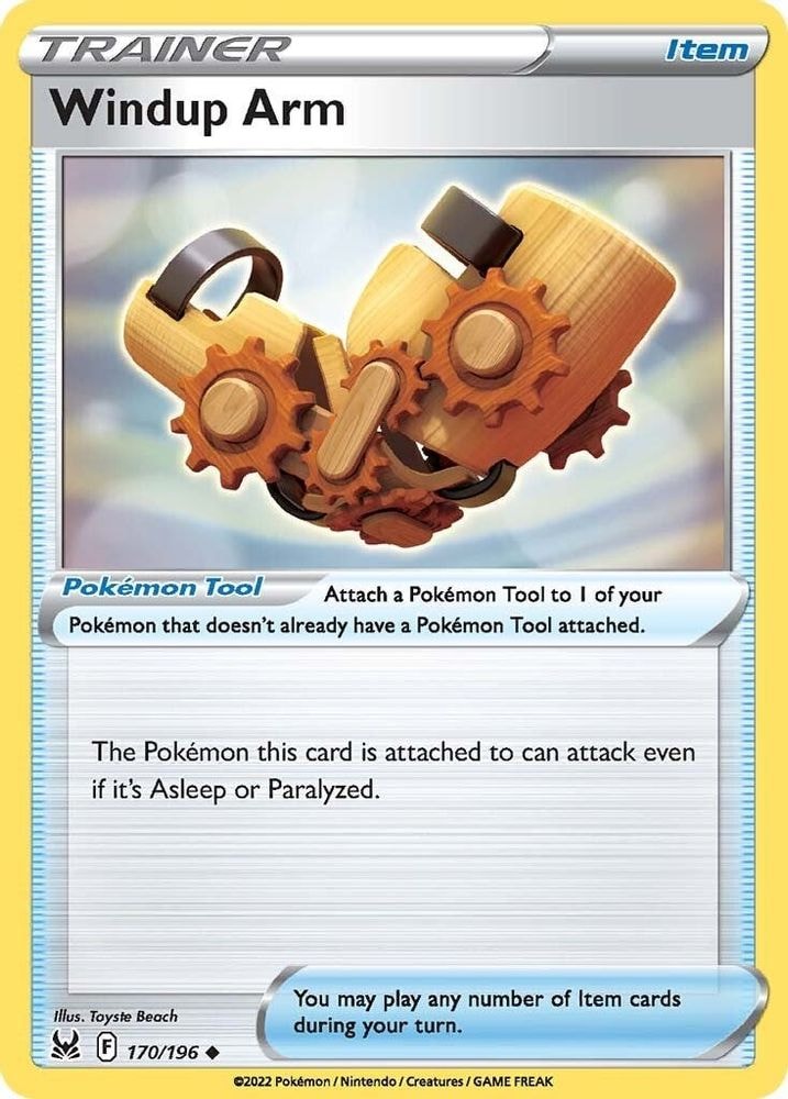 SWSH11: Lost Origin (SWSH11) - Windup Arm (#170/196, Uncommon) ()