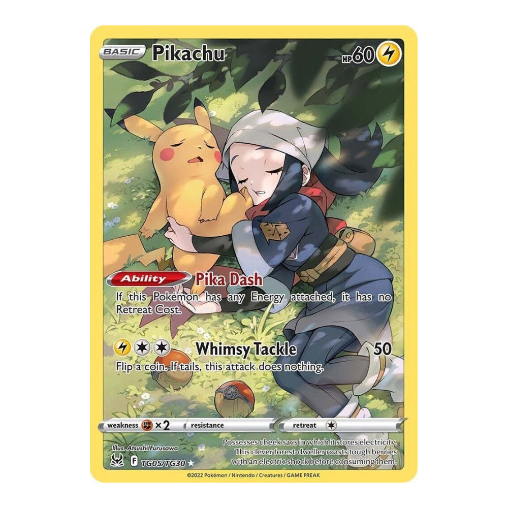 SWSH11: Lost Origin Trainer Gallery (SWSH11: TG) - Pikachu (#TG05/TG30)
