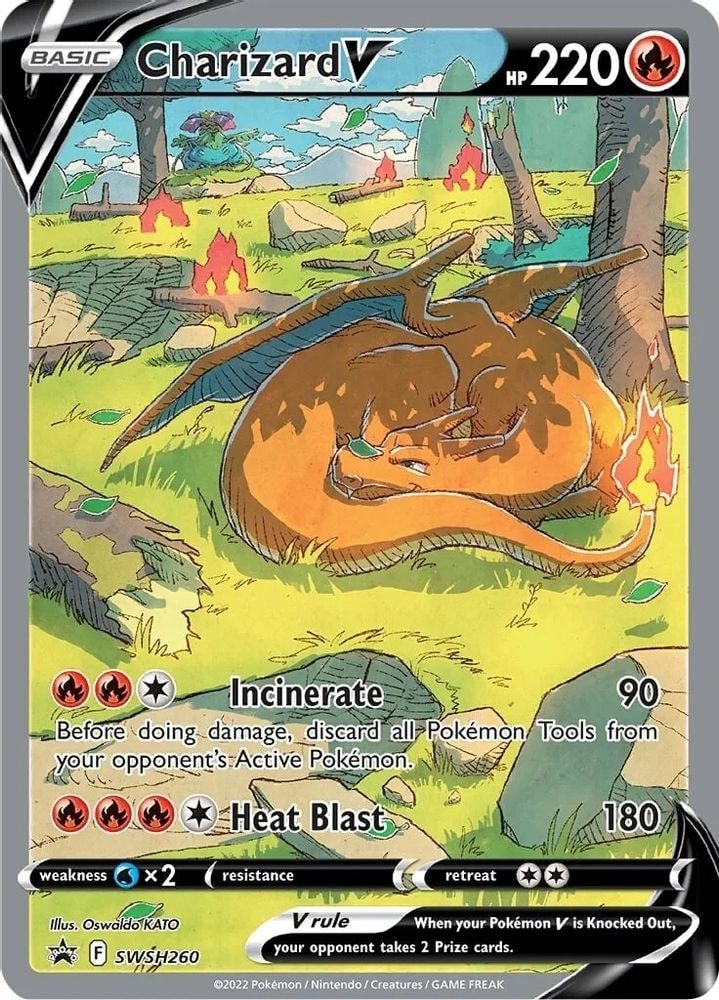 SWSH: Sword & Shield Promo Cards (SWSD) - Charizard V - SWSH260 (#SWSH260, Promo) ()