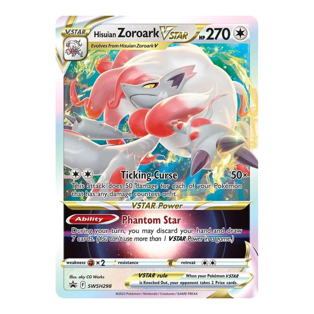 SWSH: Sword & Shield Promo Cards (SWSD) - Hisuian Zoroark VSTAR SWSH298 (#SWSH298) (Near Mint)
