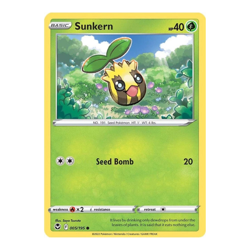 SWSH12: Silver Tempest (SWSH12) - Sunkern (#005/195) (Near Mint)