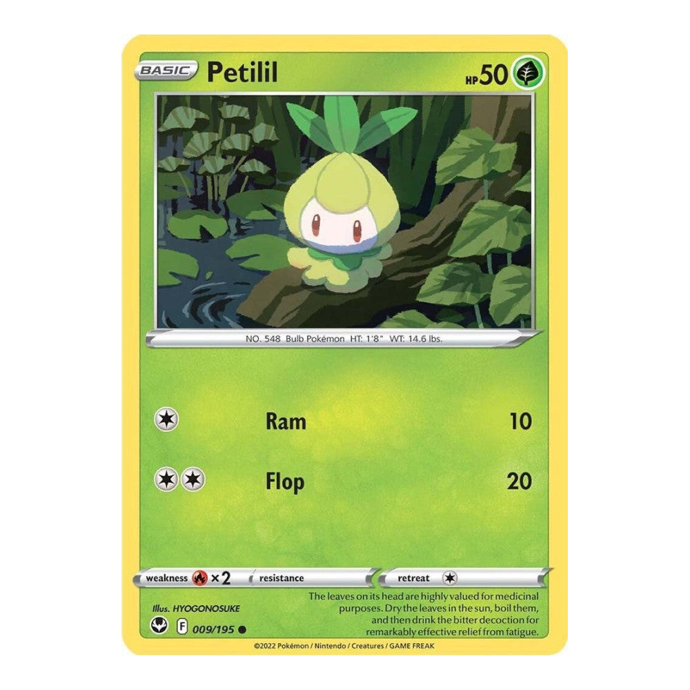 SWSH12: Silver Tempest (SWSH12) - Petilil (#009/195) (Near Mint)