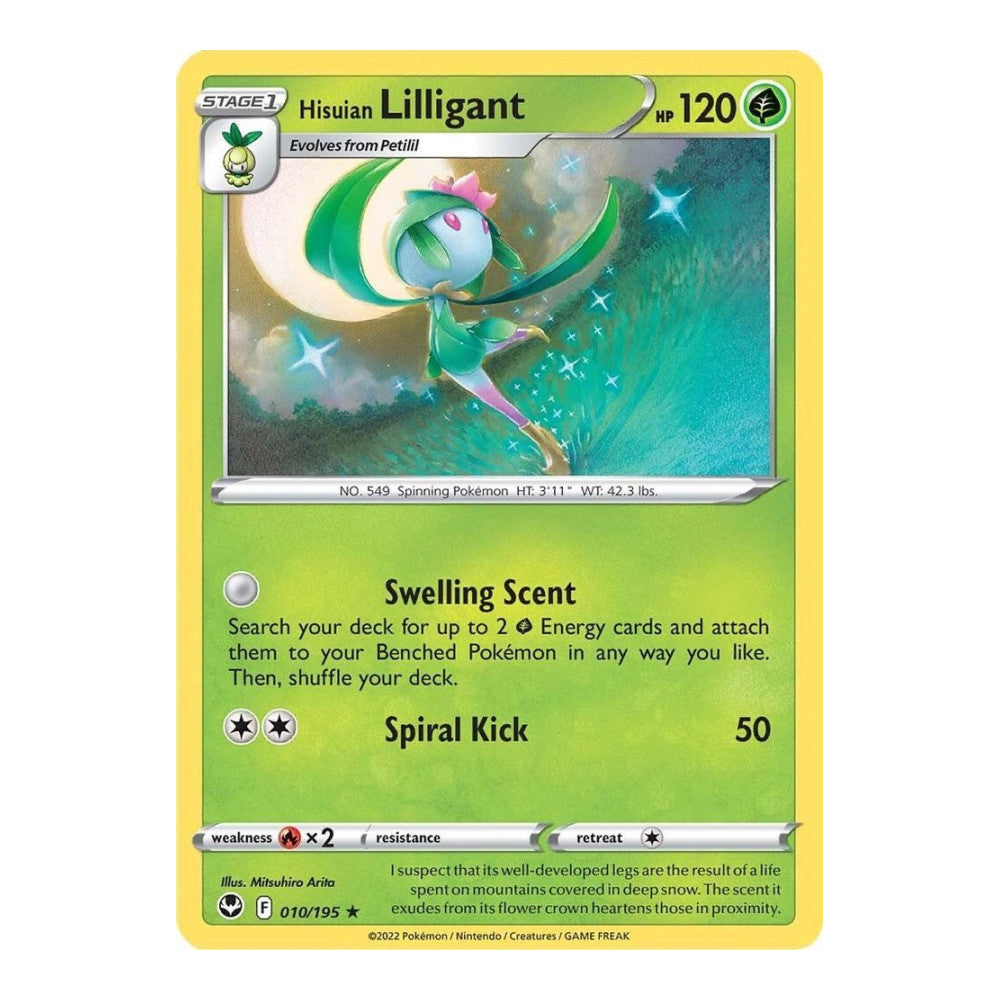SWSH12: Silver Tempest (SWSH12) - Hisuian Lilligant (#010/195) (Near Mint)