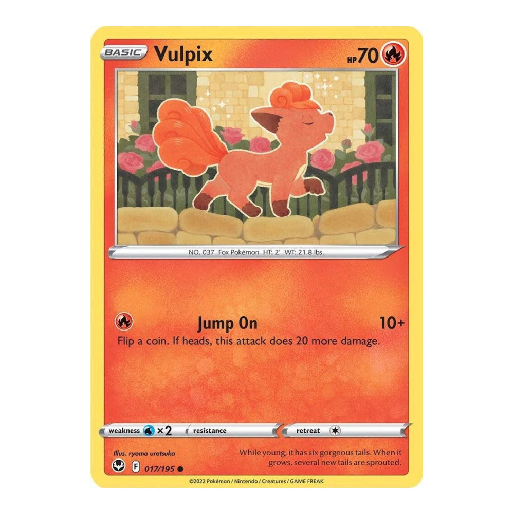 SWSH12: Silver Tempest (SWSH12) - Vulpix (#017/195) (Near Mint)