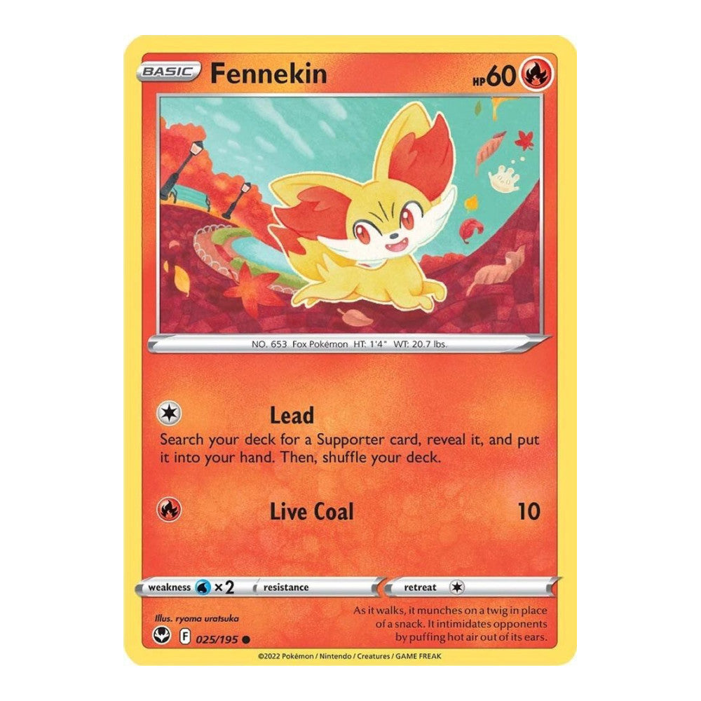SWSH12: Silver Tempest (SWSH12) - Fennekin (#025/195) (Near Mint)