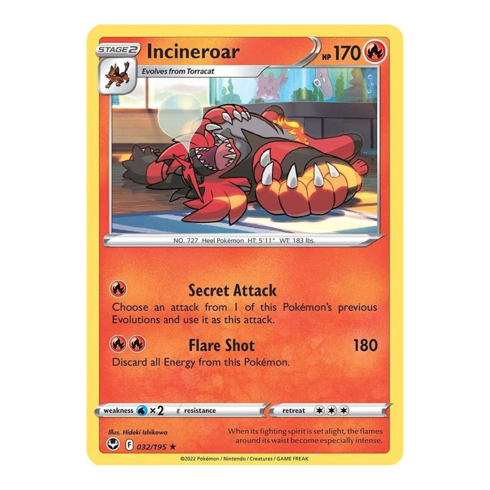 SWSH12: Silver Tempest (SWSH12) - Incineroar (#032/195) (Near Mint)