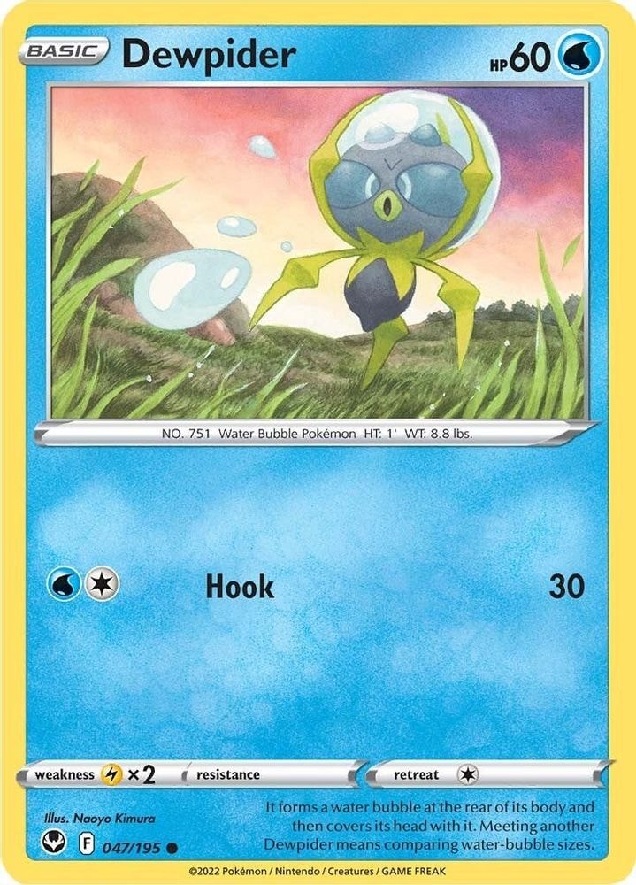 SWSH12: Silver Tempest (SWSH12) - Dewpider (#047/195, Common) ()