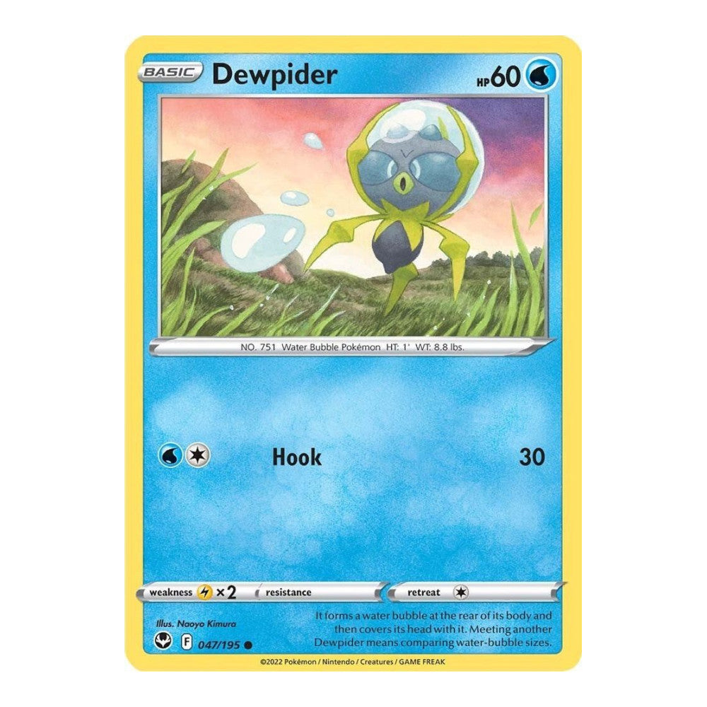 SWSH12: Silver Tempest (SWSH12) - Dewpider (#047/195) (Near Mint)