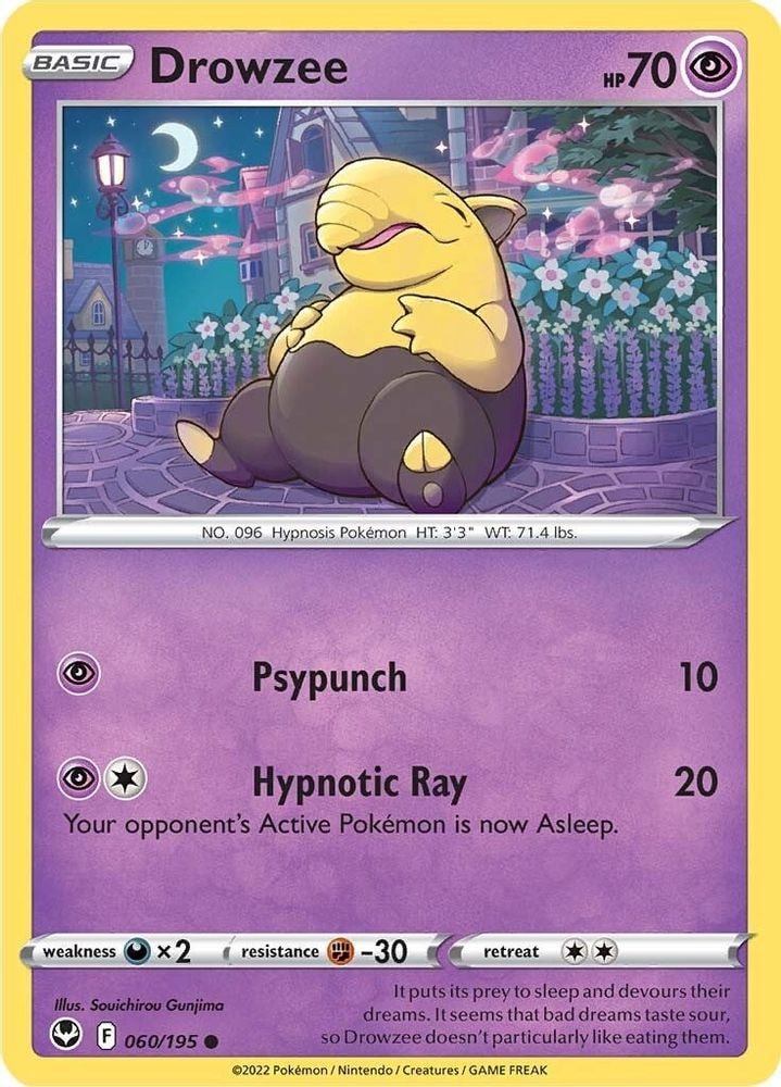 SWSH12: Silver Tempest (SWSH12) - Drowzee (#060/195, Common) ()