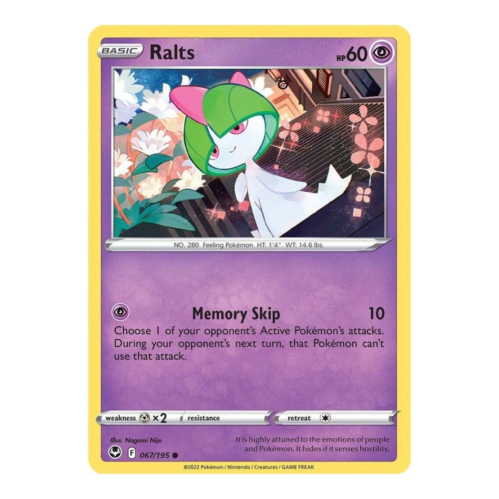 SWSH12: Silver Tempest (SWSH12) - Ralts (#067/195) (Near Mint)
