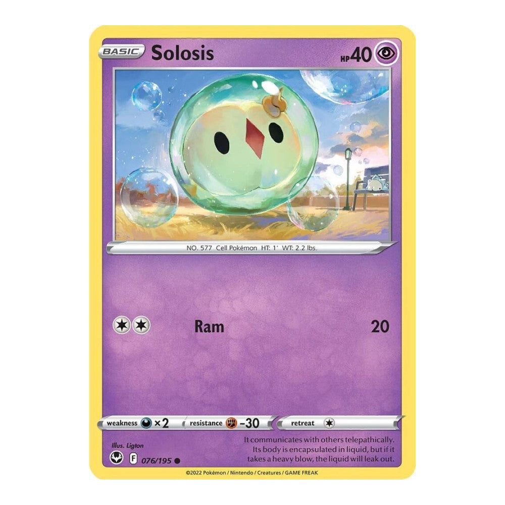 SWSH12: Silver Tempest (SWSH12) - Solosis (#076/195) (Near Mint)