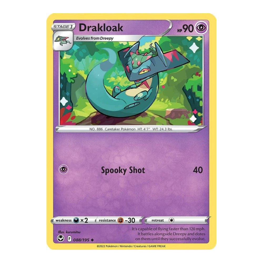 SWSH12: Silver Tempest (SWSH12) - Drakloak (#088/195) (Near Mint)