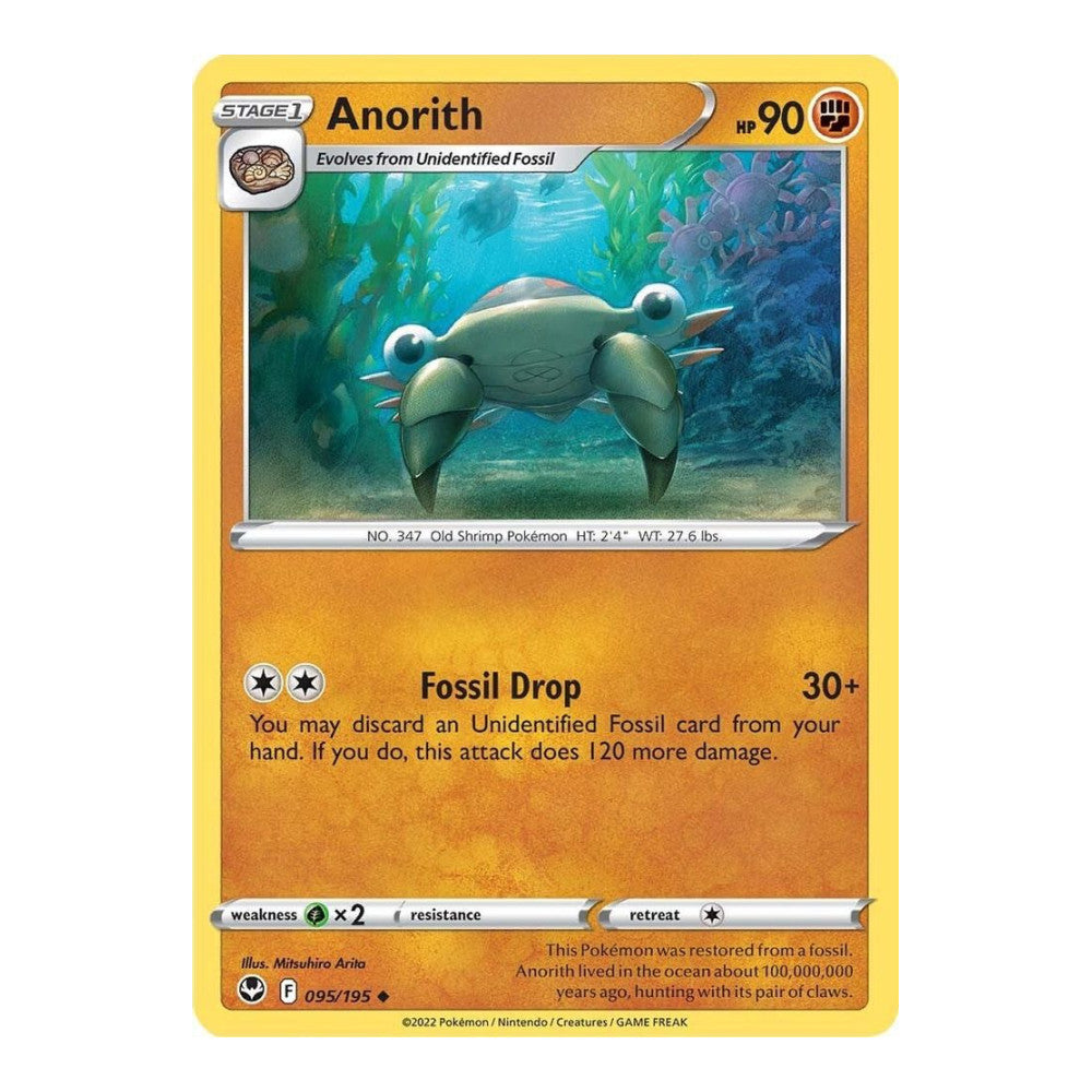SWSH12: Silver Tempest (SWSH12) - Anorith (#095/195) (Near Mint)