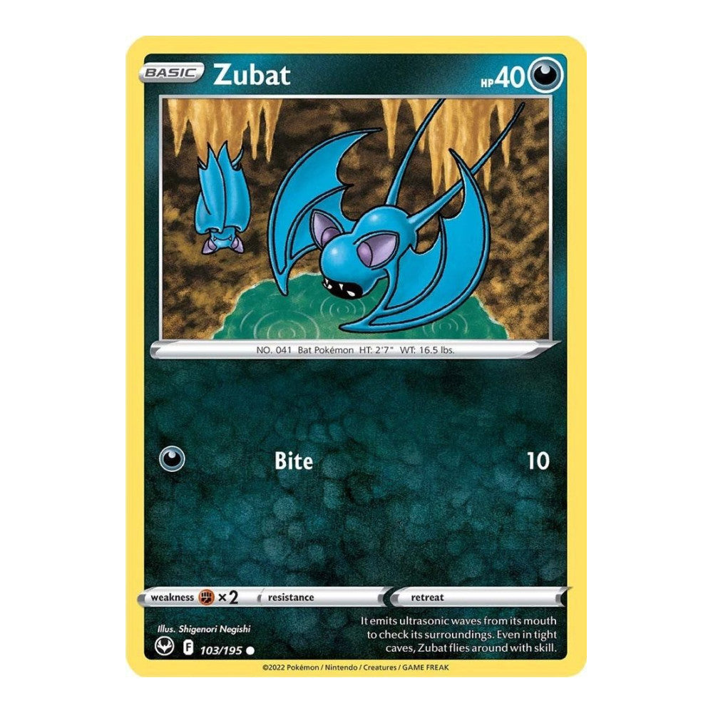 SWSH12: Silver Tempest (SWSH12) - Zubat (#103/195) (Near Mint)