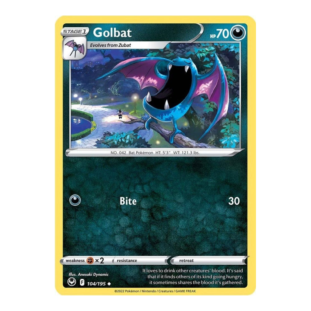 SWSH12: Silver Tempest (SWSH12) - Golbat (#104/195) (Near Mint)