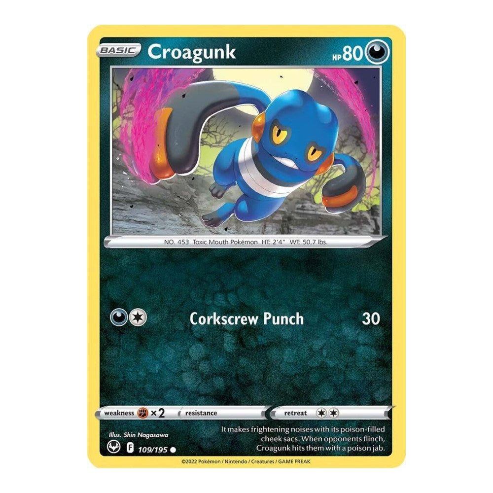 SWSH12: Silver Tempest (SWSH12) - Croagunk (#109/195) (Near Mint)