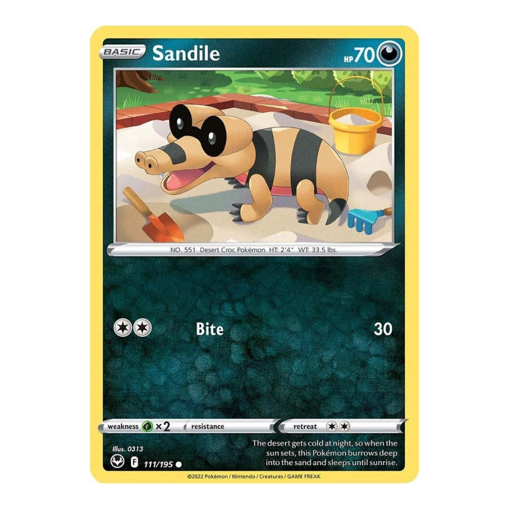 SWSH12: Silver Tempest (SWSH12) - Sandile (#111/195) (Near Mint)