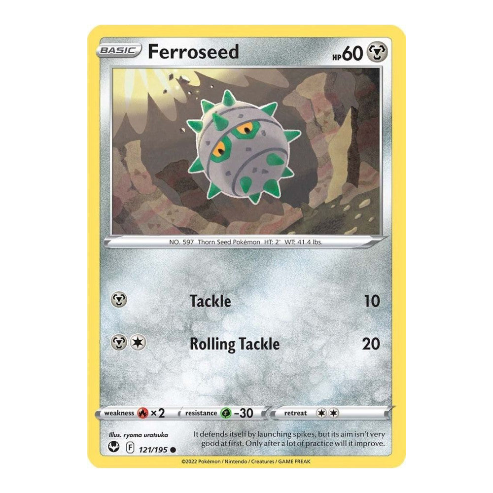 SWSH12: Silver Tempest (SWSH12) - Ferroseed (#121/195) (Near Mint)