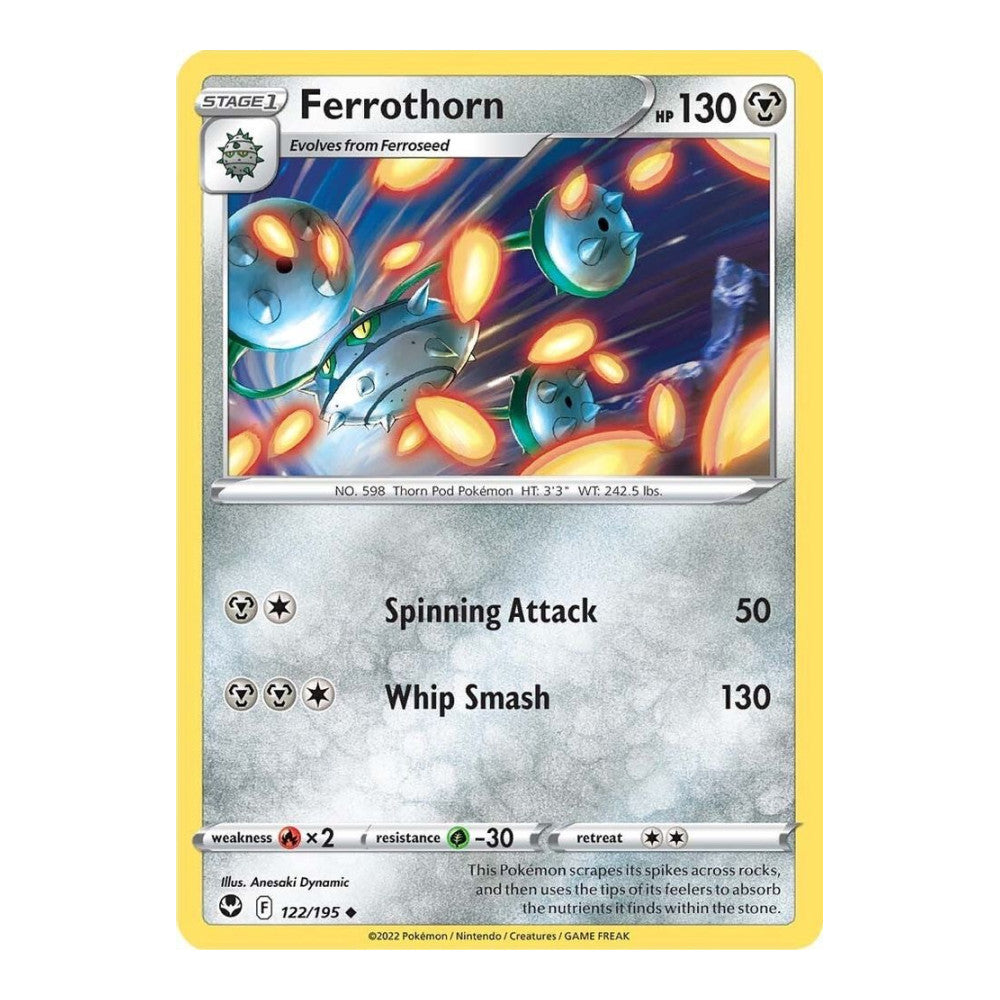 SWSH12: Silver Tempest (SWSH12) - Ferrothorn (#122/195) (Near Mint)