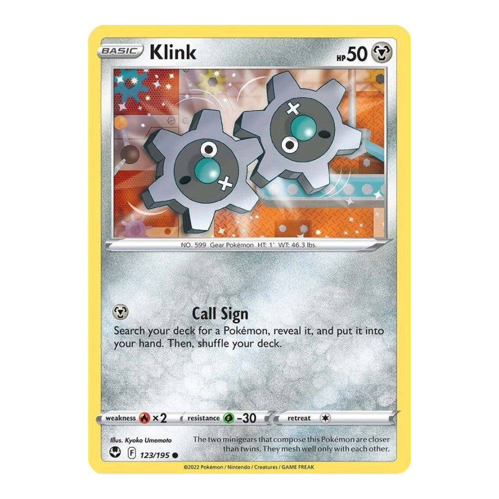 SWSH12: Silver Tempest (SWSH12) - Klink (#123/195) (Near Mint)