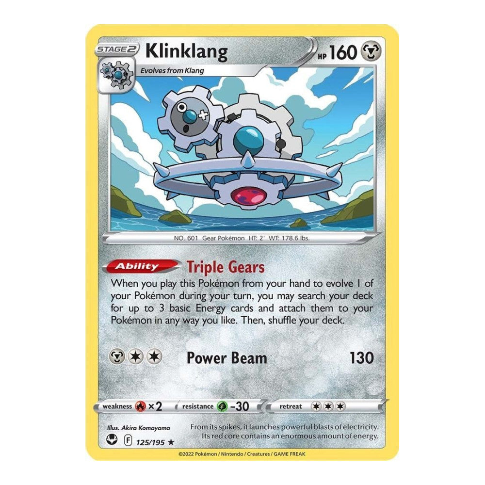 SWSH12: Silver Tempest (SWSH12) - Klinklang (#125/195) (Near Mint)