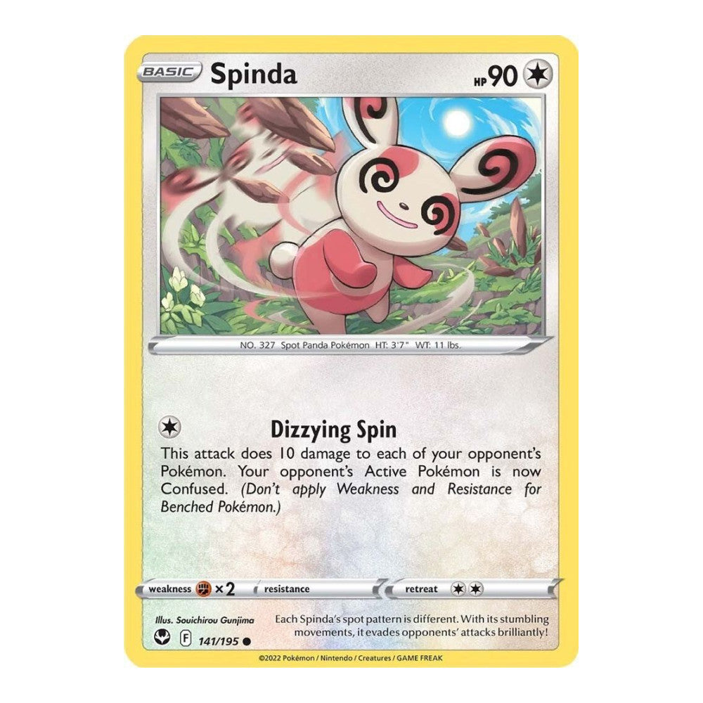 SWSH12: Silver Tempest (SWSH12) - Spinda (#141/195) (Near Mint)