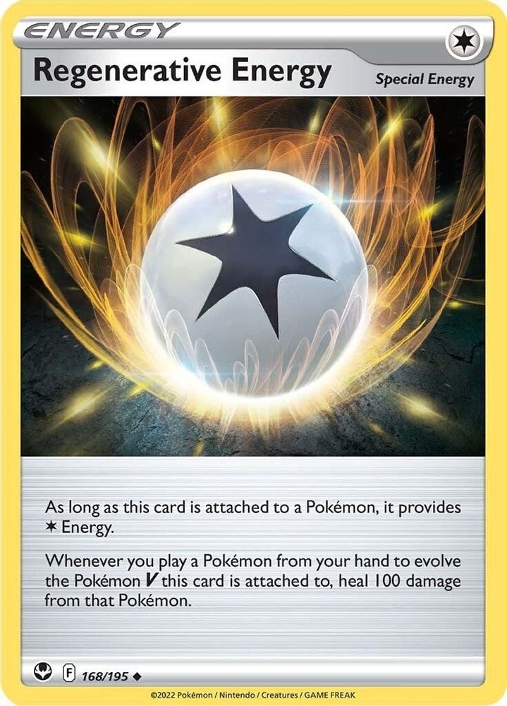SWSH12: Silver Tempest (SWSH12) - Regenerative Energy (#168/195, Uncommon) ()