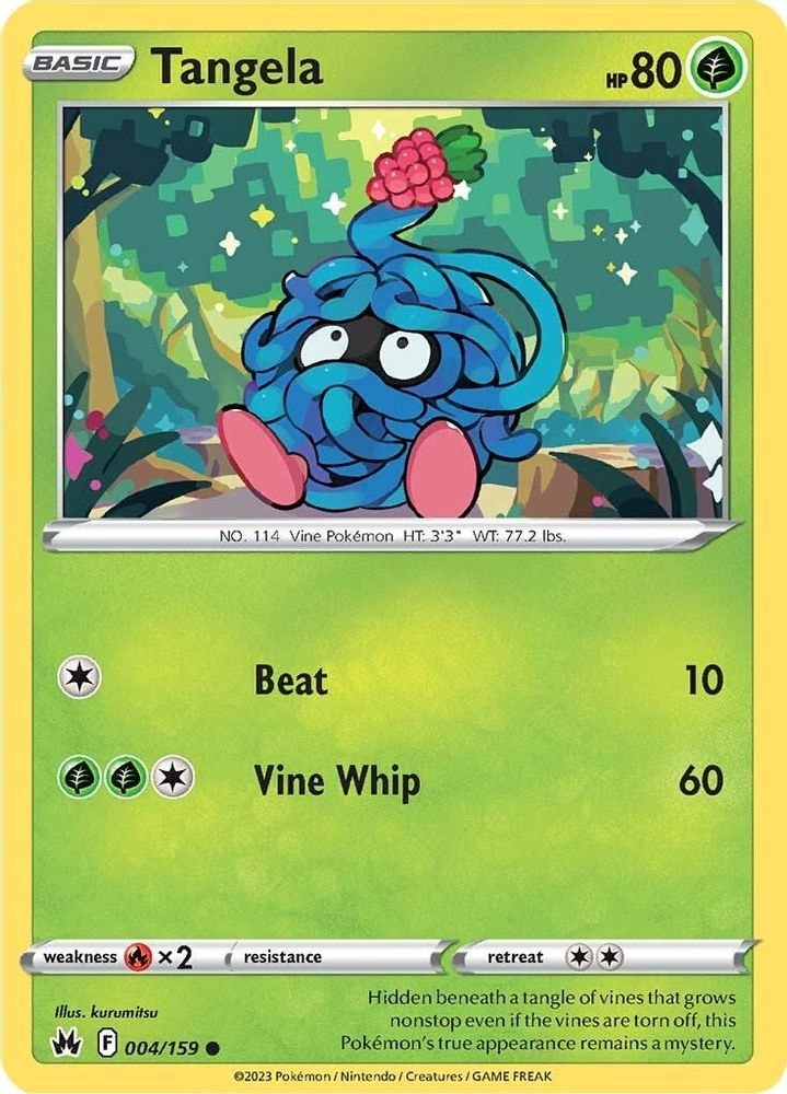 SWSH: Crown Zenith (CRZ) - Tangela (#004/159, Common) ()